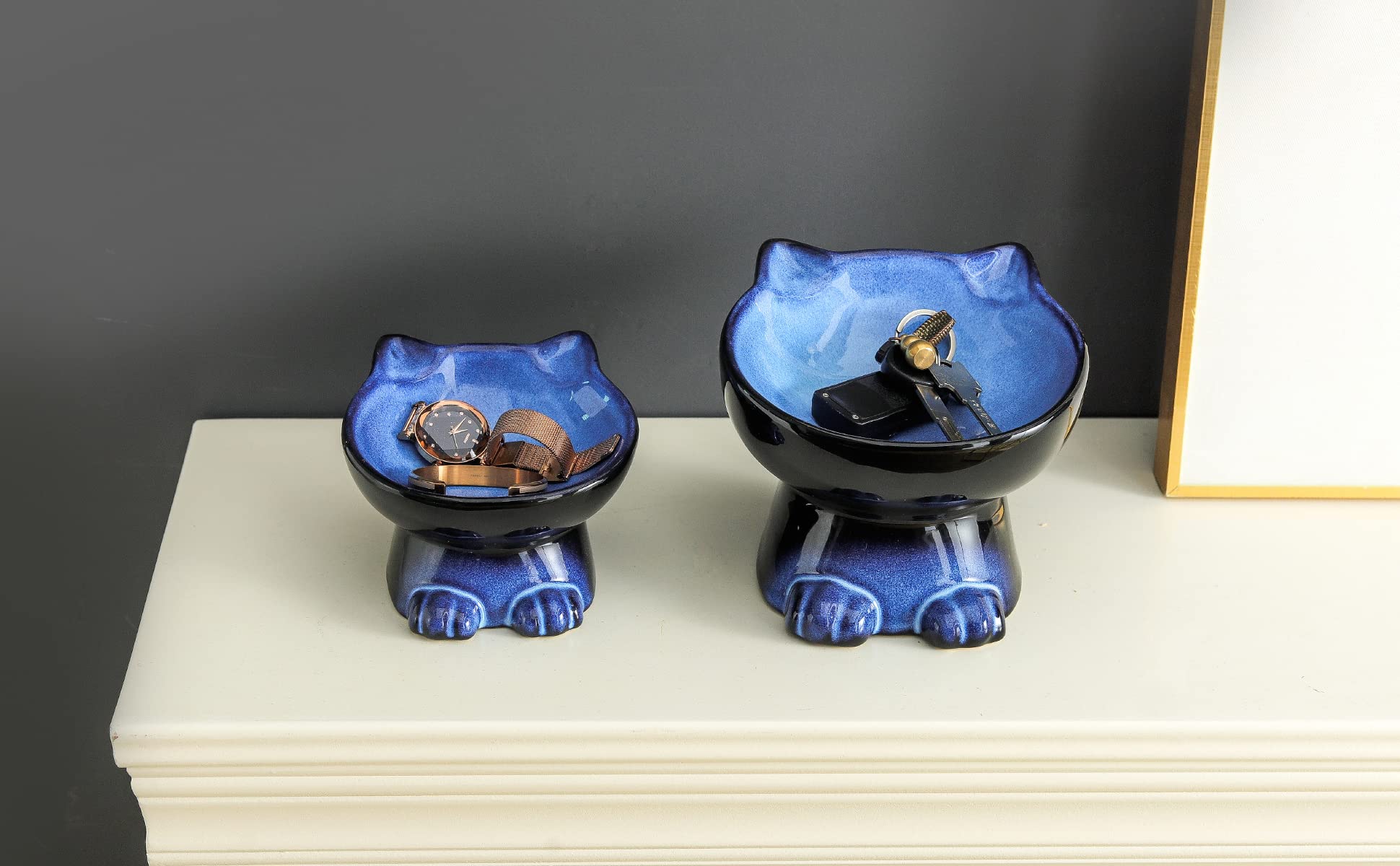 Nihow 6.25-inch height suits various cat sizes for versatile meals.