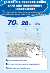 NIKORO Tofu Cat Litter is dust-free and odor-free for a calm experience