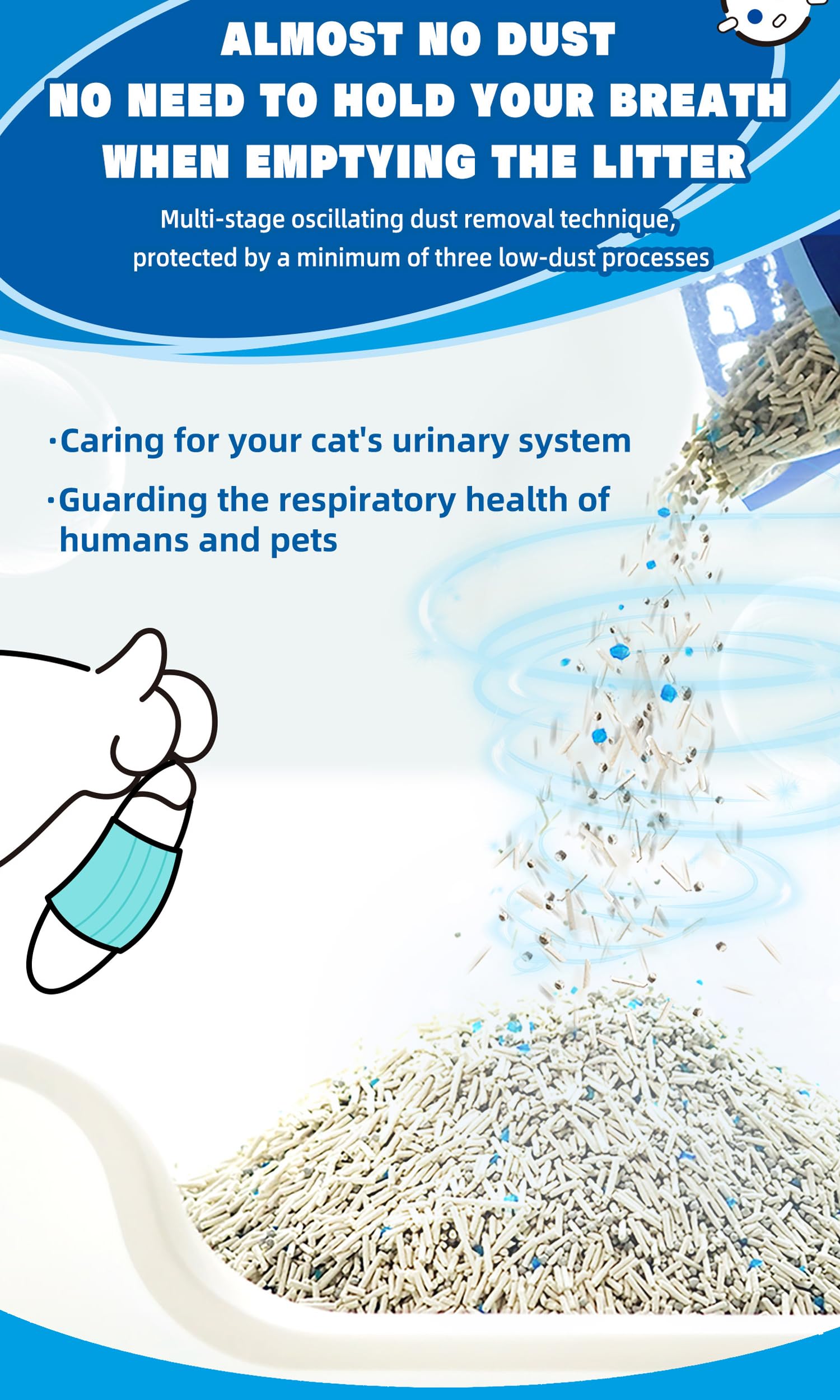 NIKORO Tofu Cat Litter flushable design simplifies disposal