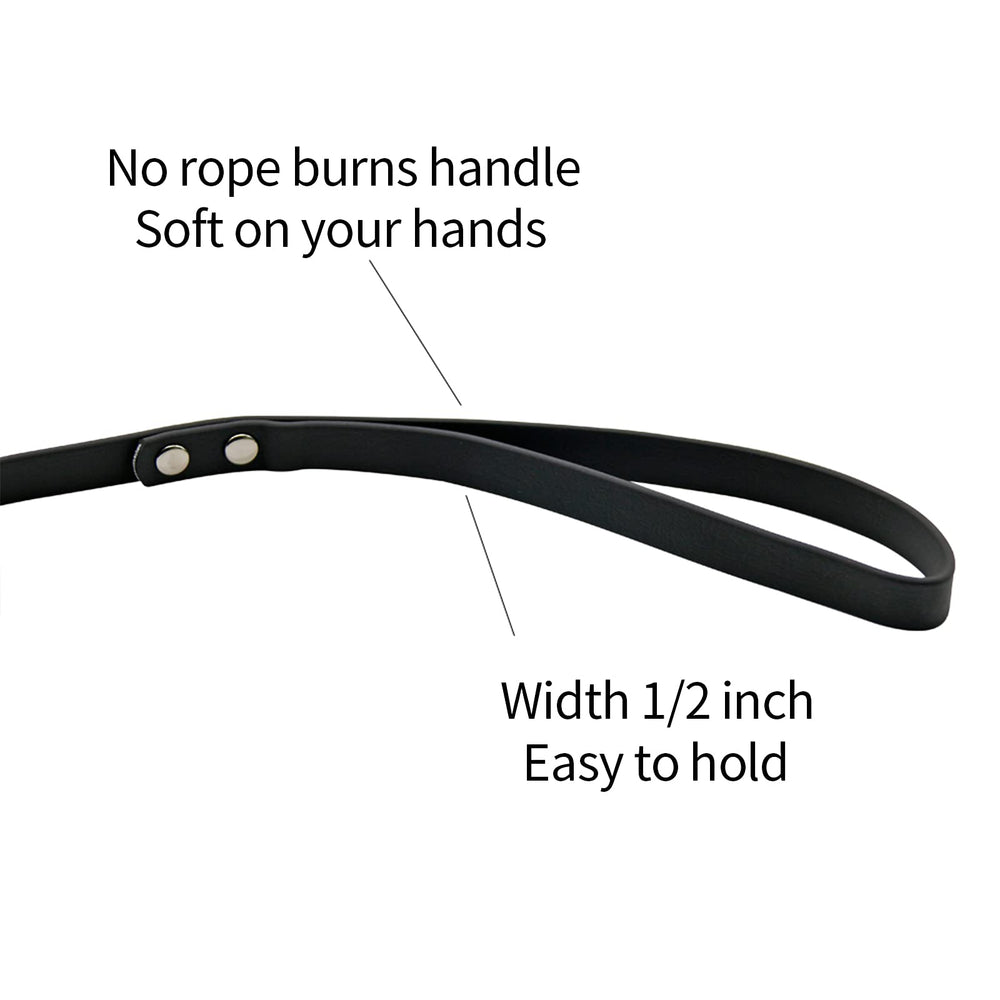 NIMBLE leash with swivel-clasp close-up shows secure 360-degree control.