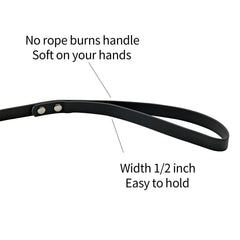 NIMBLE leash with swivel-clasp close-up shows secure 360-degree control.