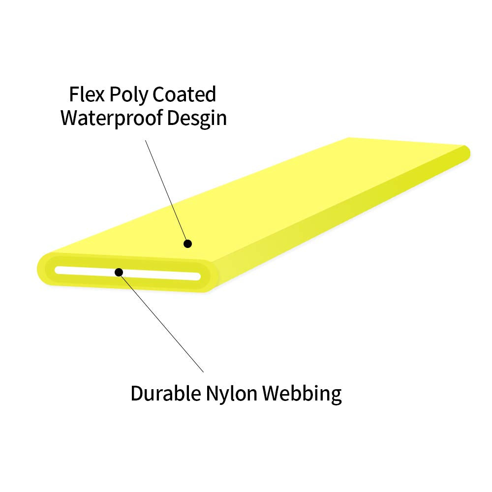 NIMBLE waterproof long leash features a 360 swivel clasp to prevent tangles outdoors.