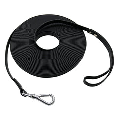 NIMBLE long dog leash waterproof recall training lead with durable webbing for outdoor adventures.