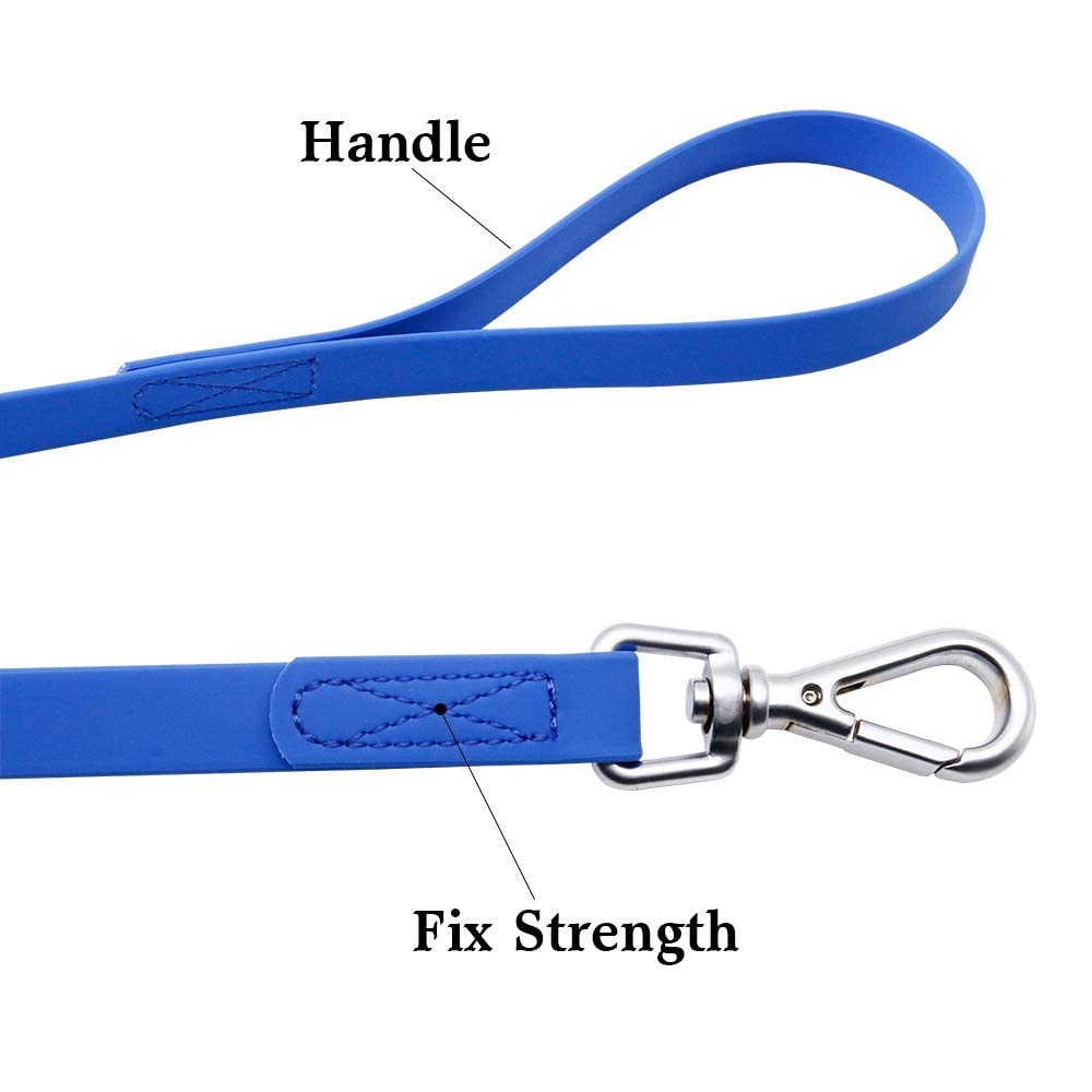NIMBLE waterproof dog training leash blue 30ft for controlled outdoor walks