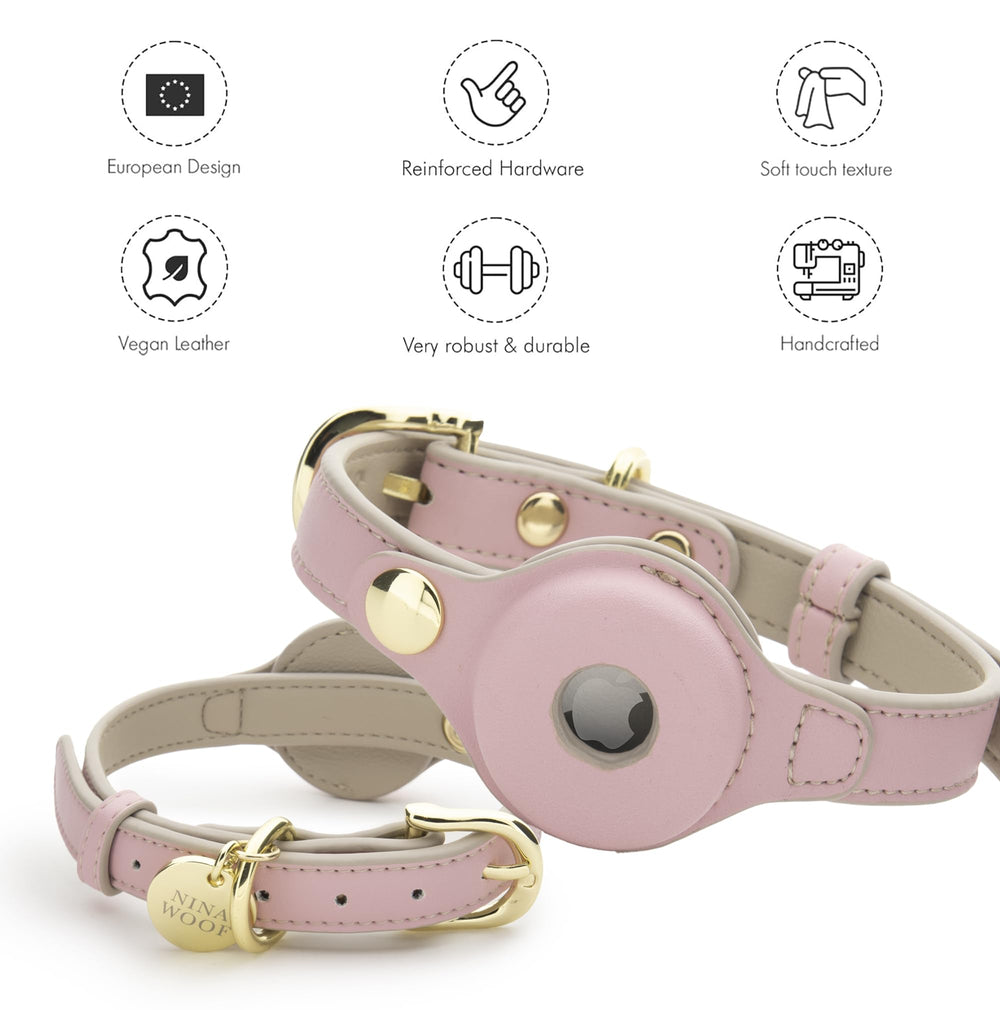 Nina Woof Cupertino harness pink offers comfortable control during daily walks.