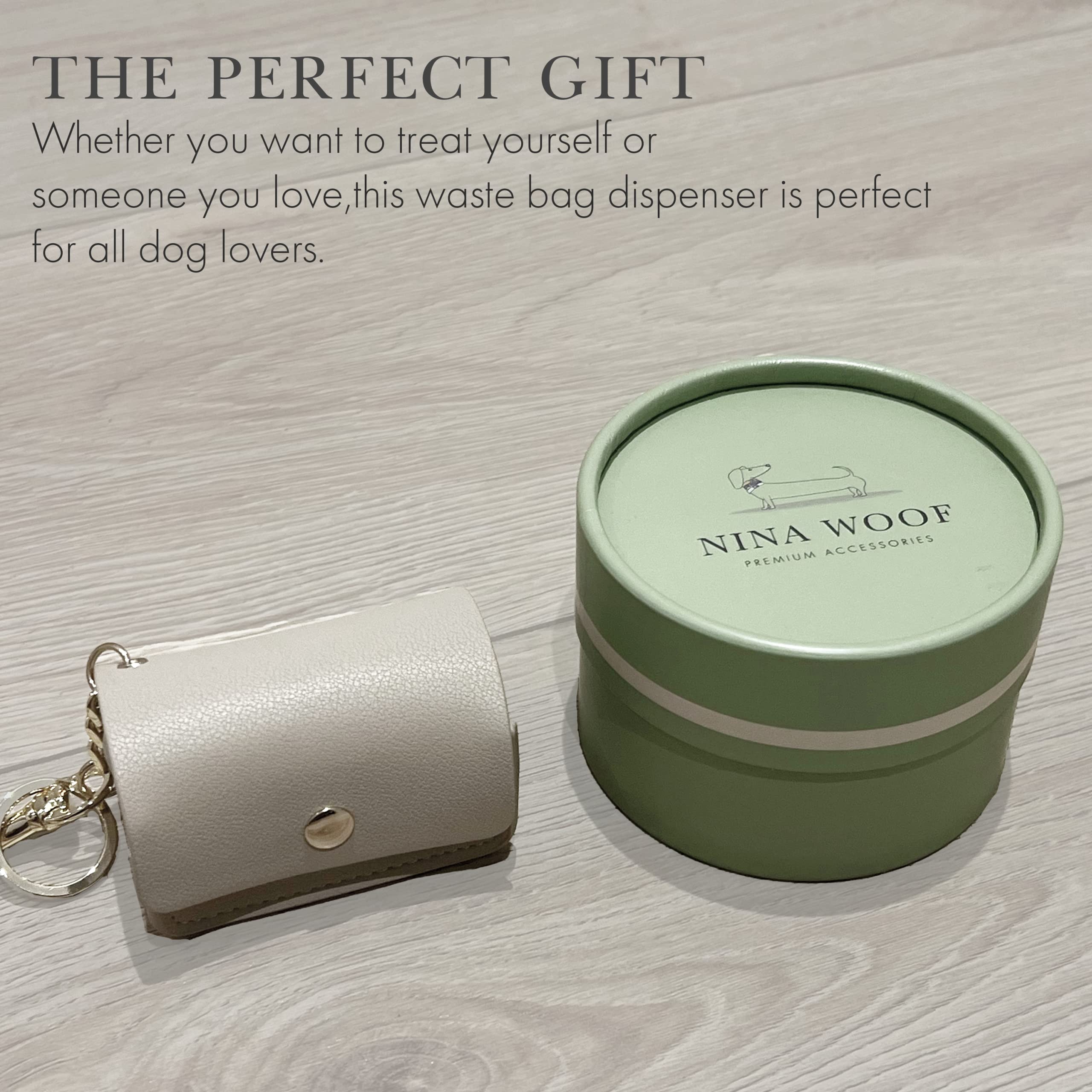 Nina Woof with bags inside demonstrates compact storage for on-the-go trips