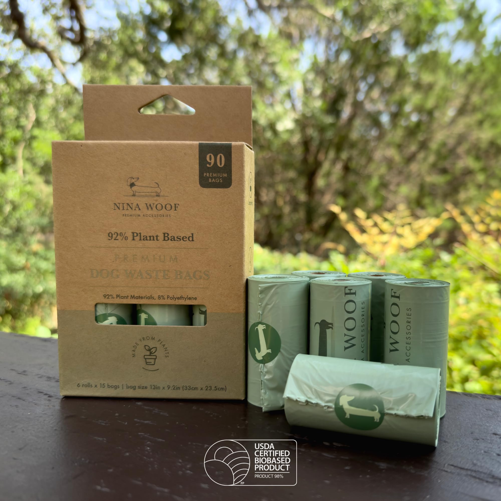Nina Woof USDA certified plant-based bags offer eco-conscious choice for responsible households