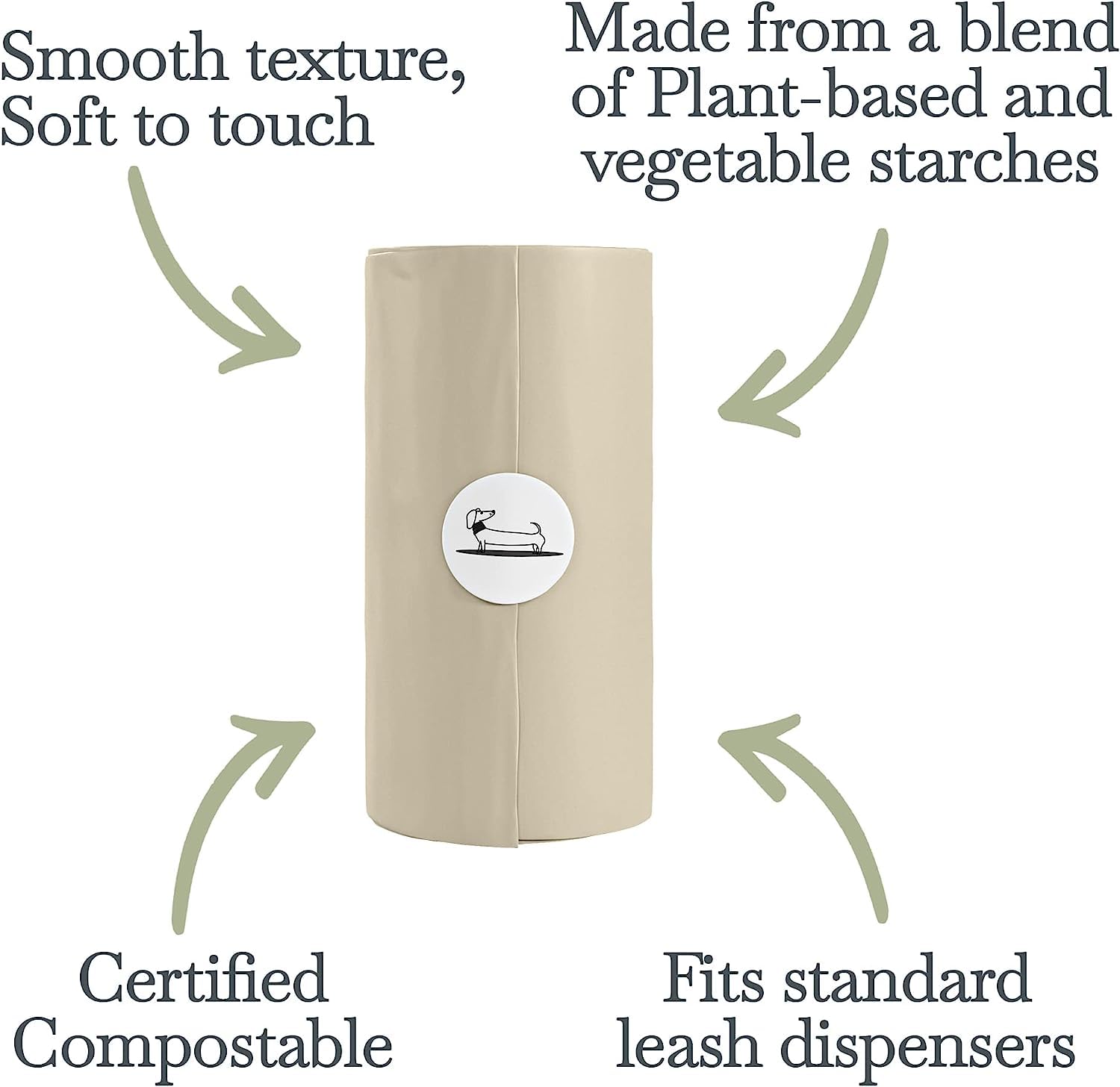 Nina Woof compostable bags leakproof design keeps waste contained during walks.