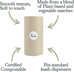 Nina Woof compostable bags leakproof design keeps waste contained during walks.