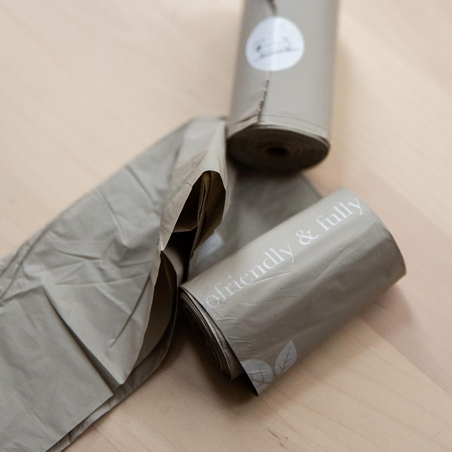 Nina Woof unscented odor-minimizing bags reduce odors after disposal.