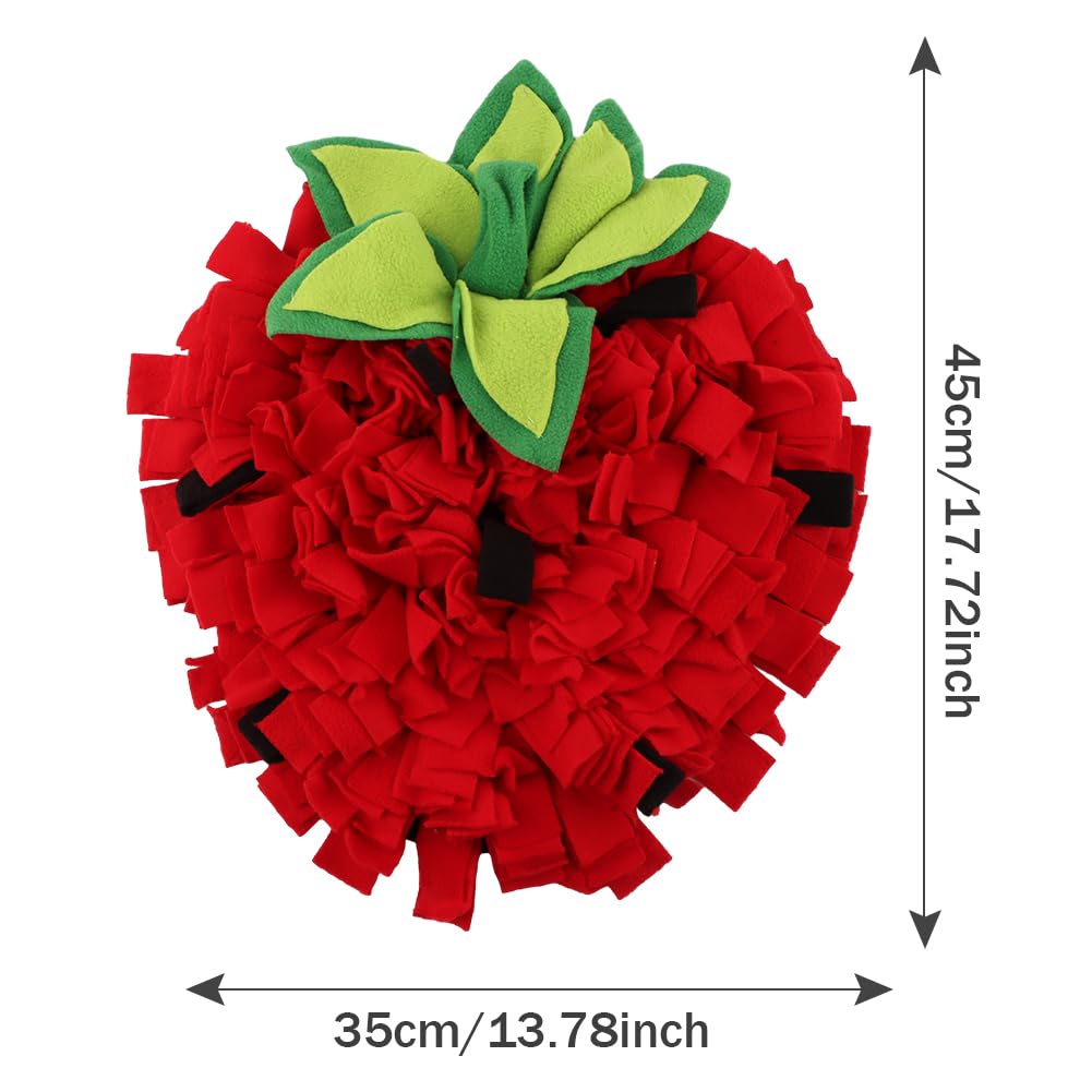 NINEFOX Snuffle Mat con bolsillos de tela para esconder premios.
