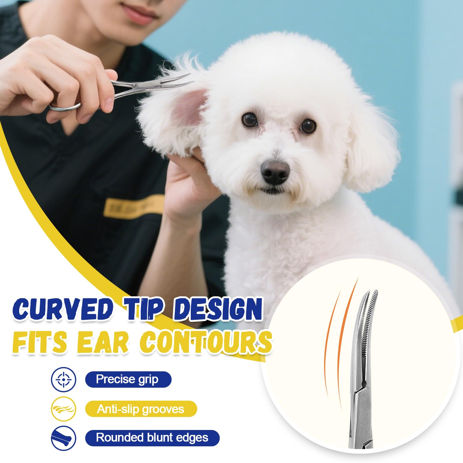 Ninibabie dog ear removal kit tweezers for precise hair removal