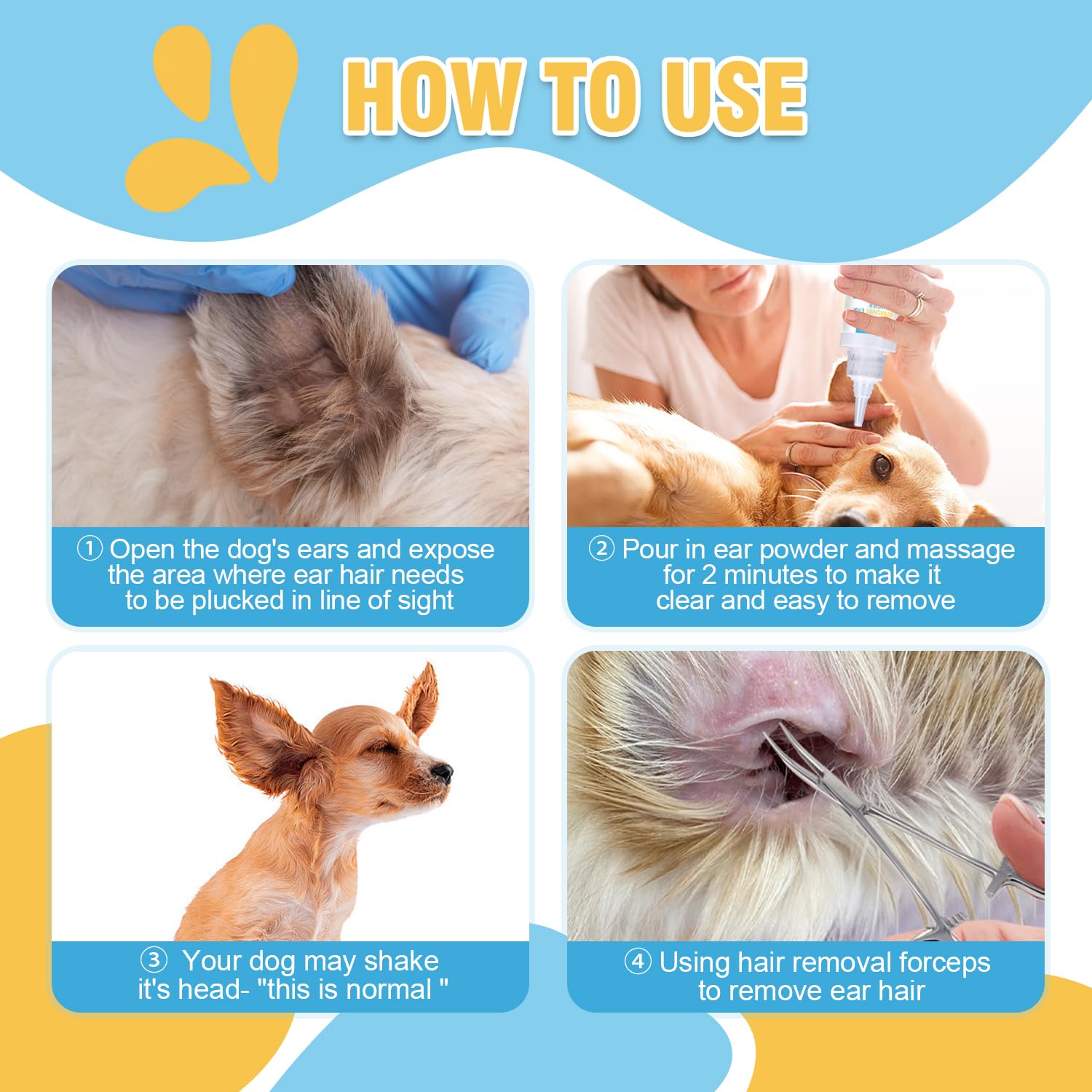 Ninibabie packaging with instruction card for home grooming.