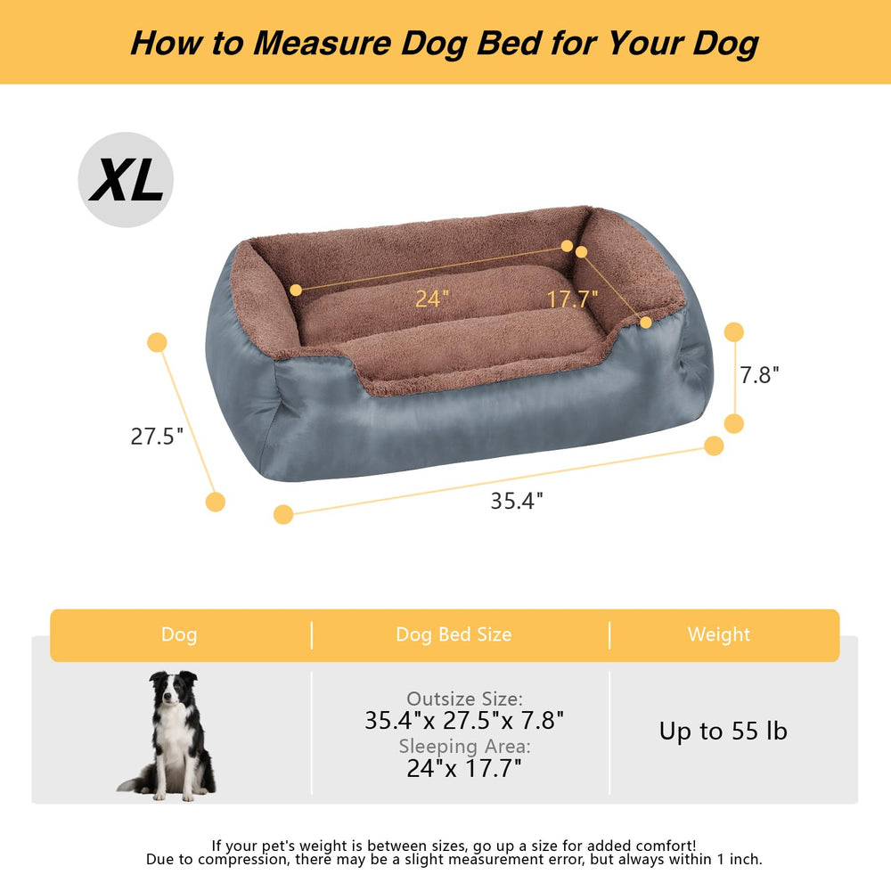 NIRDOG large dog bed side pillow detail highlights neck support for comfort.