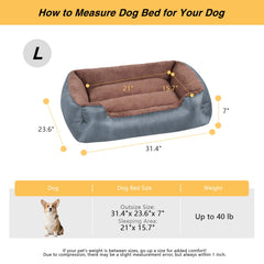 NIRDOG medium dog bed surface in coral velvet feels soft and warm.