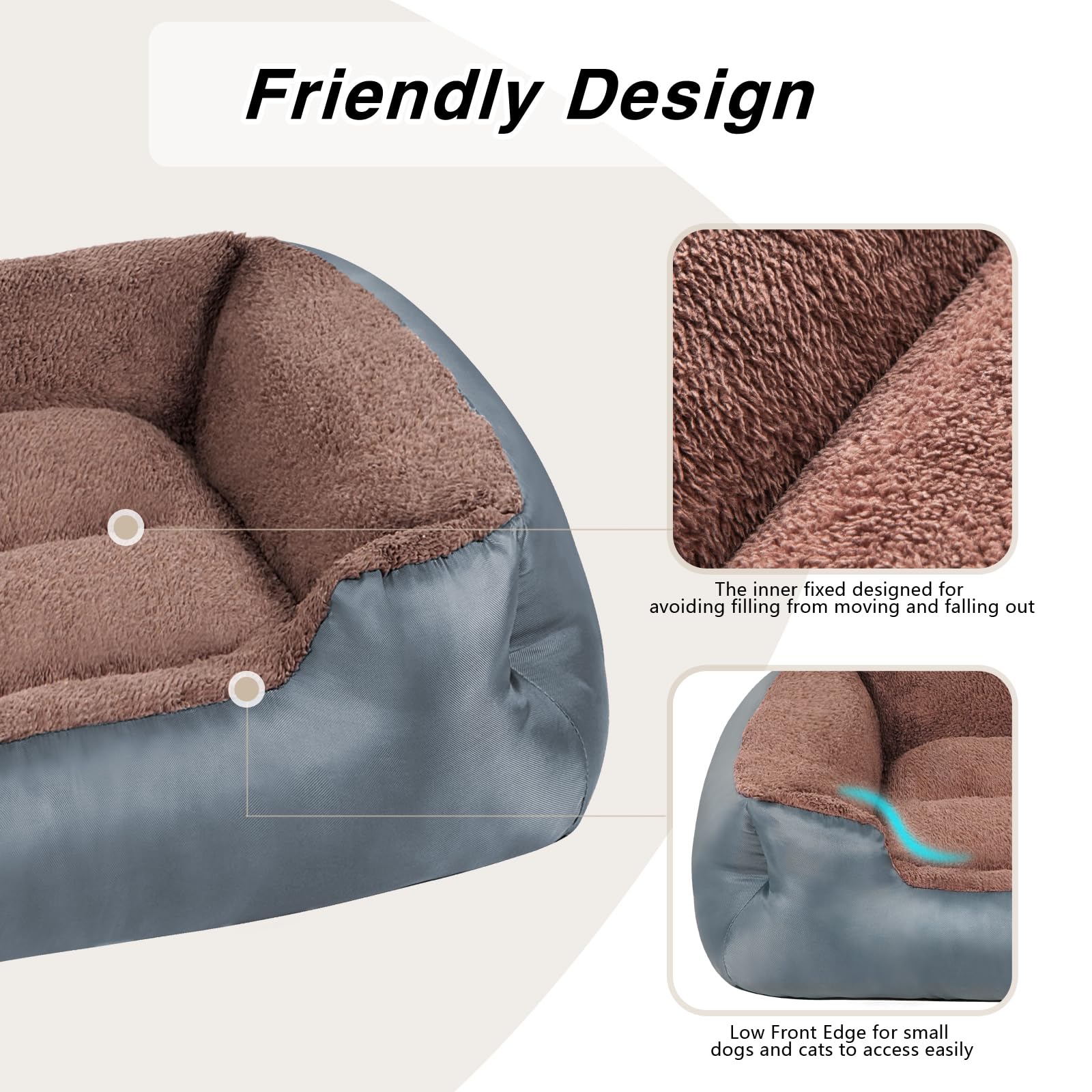 NIRDOG bed is machine washable for easy cleaning and quick refresh.