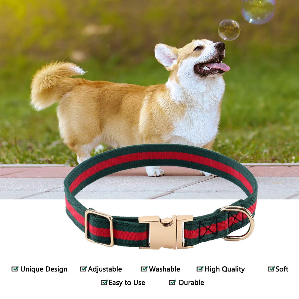 NISIYE premium dog collar size chart helps find the perfect fit.