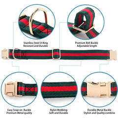 NISIYE premium dog collar soft webbing provides comfortable all-day wear.