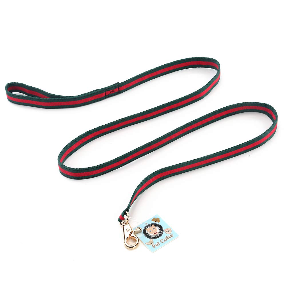 NISIYE leash uses washable cotton-nylon blend for easy care and longevity.