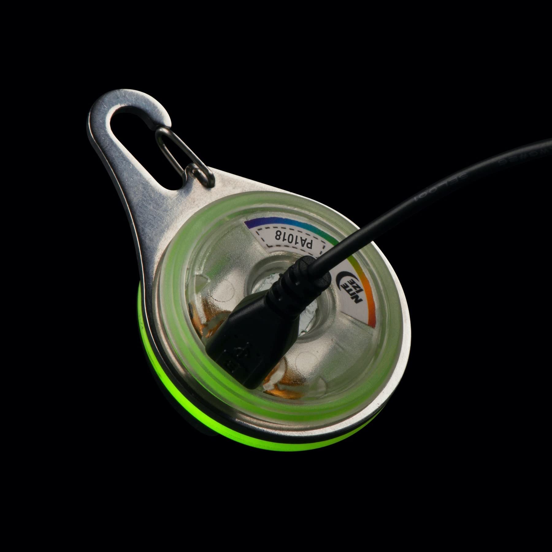 Nite Ize Disc-O Select SpotLit XL color-change mode boosts nighttime fun.