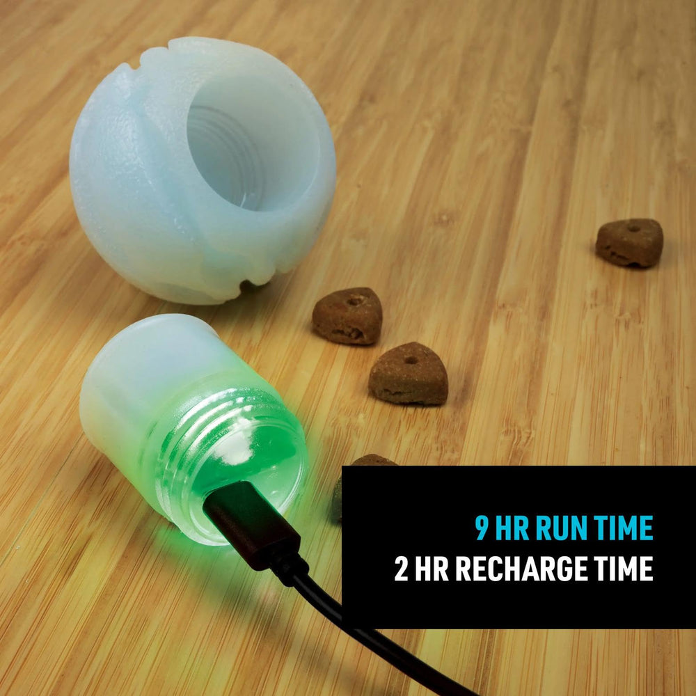 Nite Ize GlowStreak ball floats, keeping play afloat during water adventures