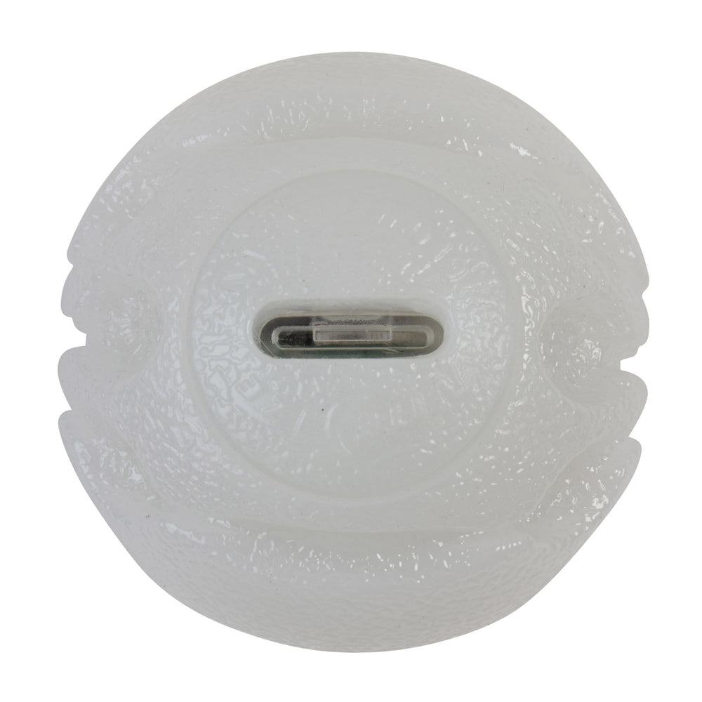 Nite Ize GlowStreak Ball with Disc-O LEDs showing color-changing light effects