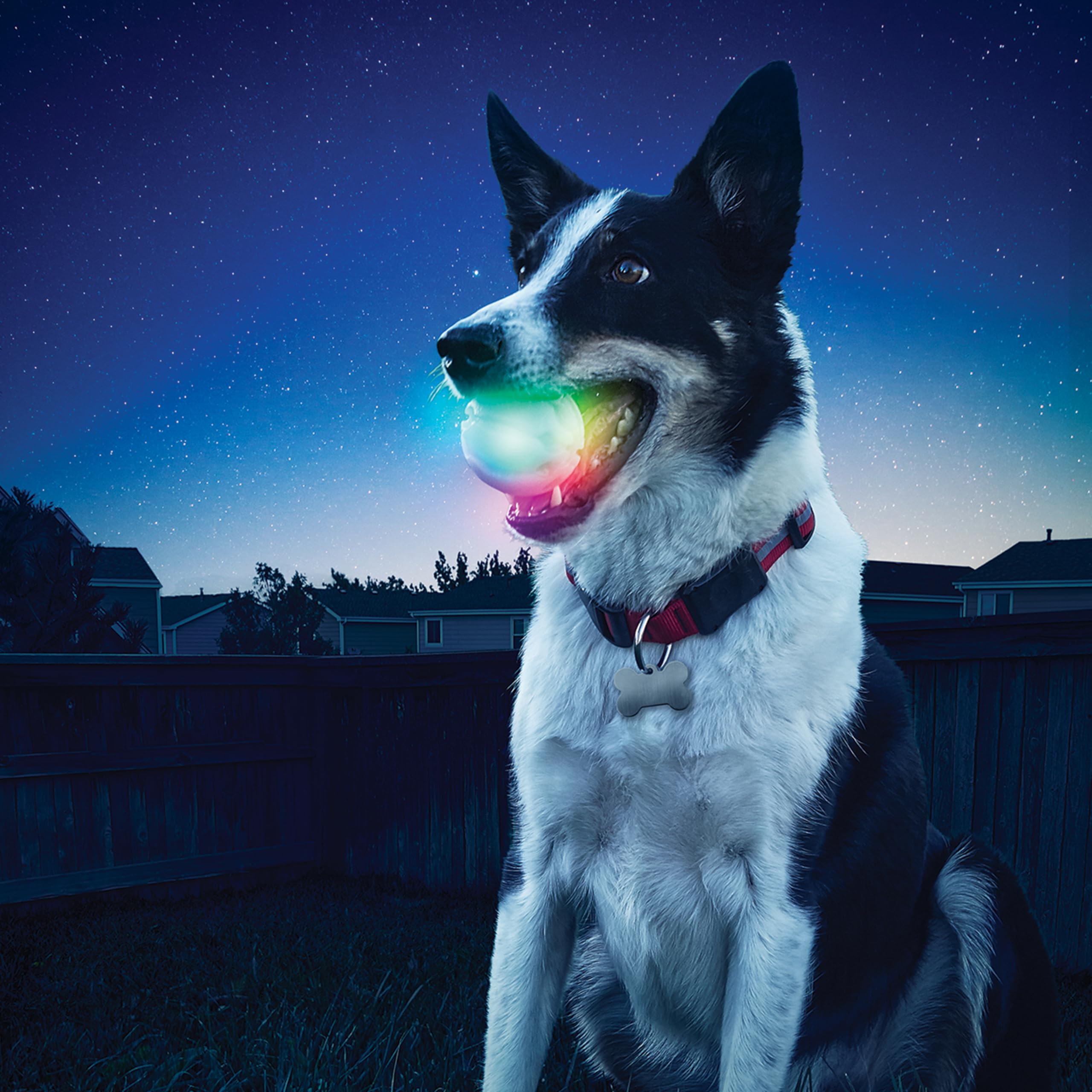 Nite Ize GlowStreak Ball features waterproof core protecting LEDs in wet conditions