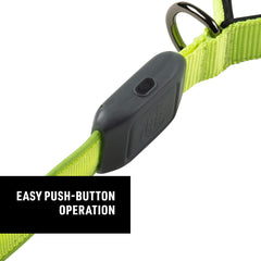 Nite Ize NiteDog LED leash brushed clip and D-ring provide secure attachment.