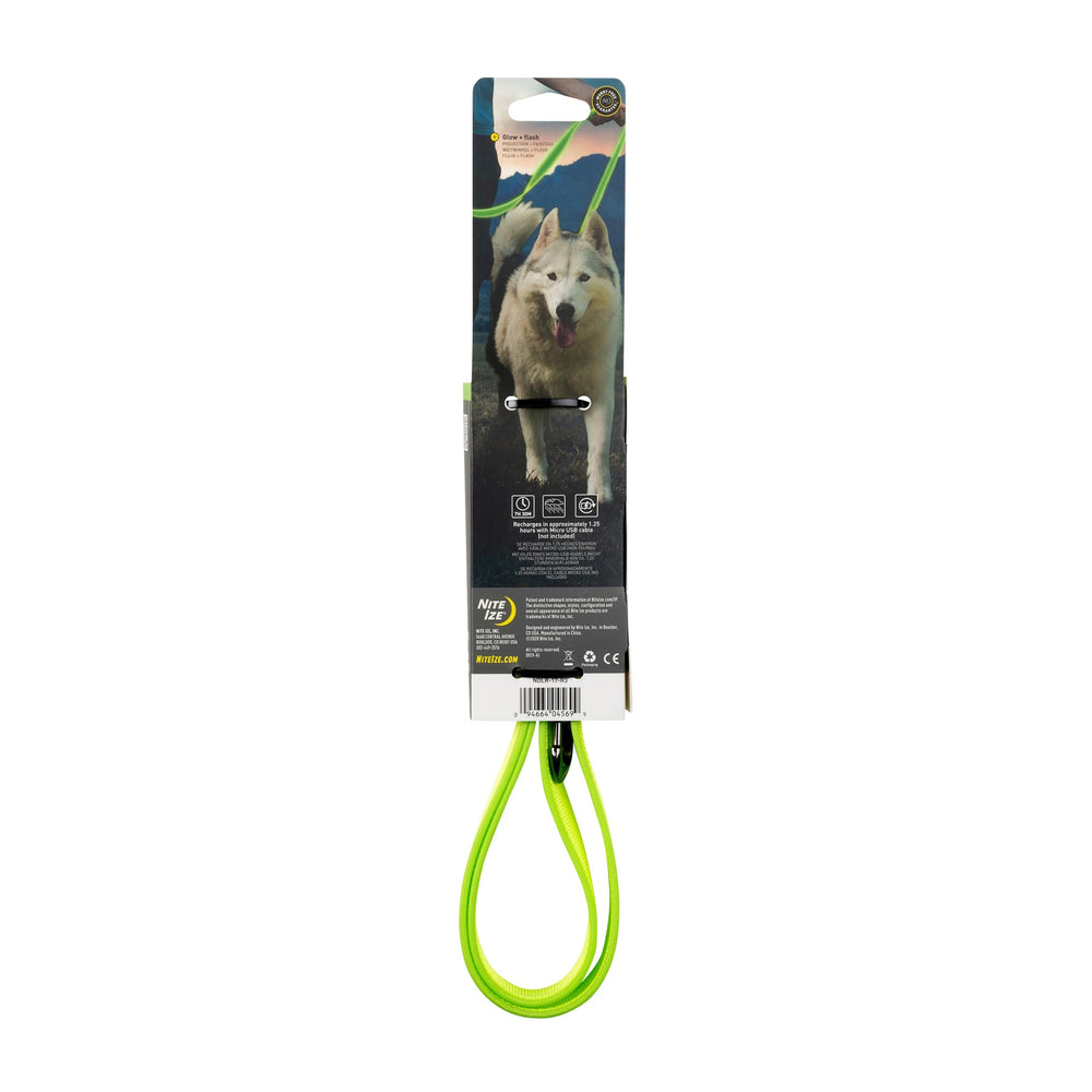 Nite Ize NiteDog LED leash hand-to-collar visibility during night walks.