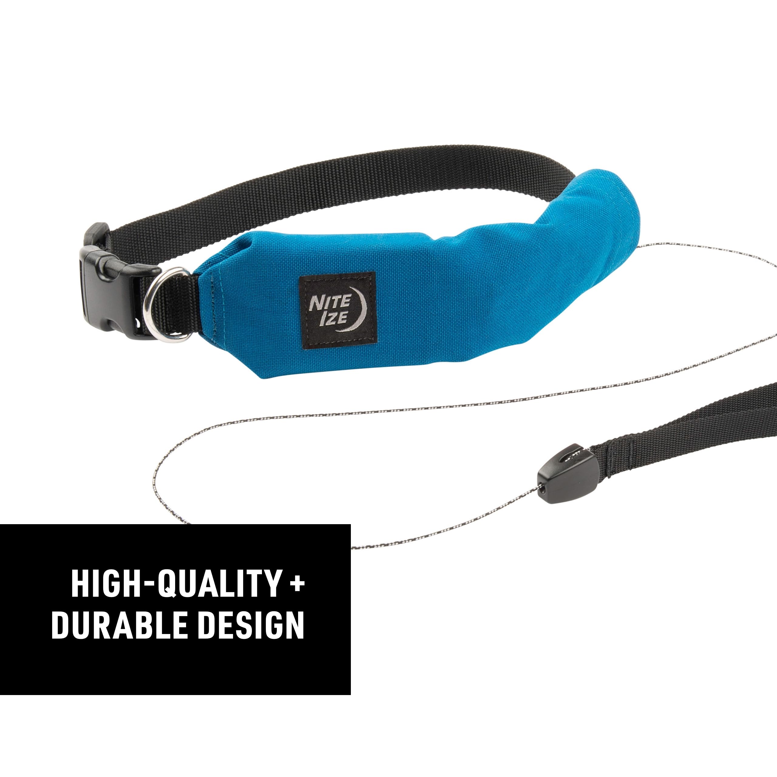 Nite Ize Raddog built-in leash handle visible for easy grabbing.