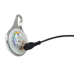 Nite Ize SpotLit XL color-modes show vivid color options for easy pet ID.