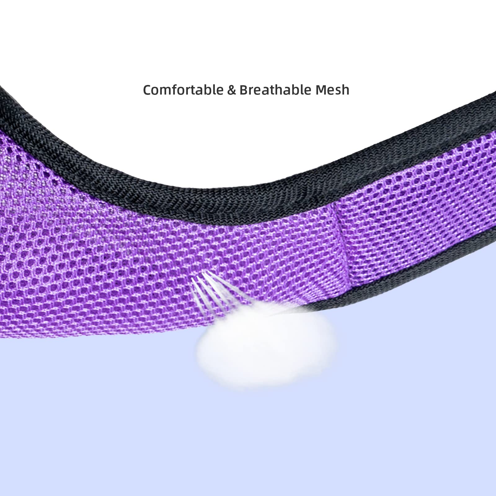 Niteangel adjustable chest and stomach straps on rabbit in action.