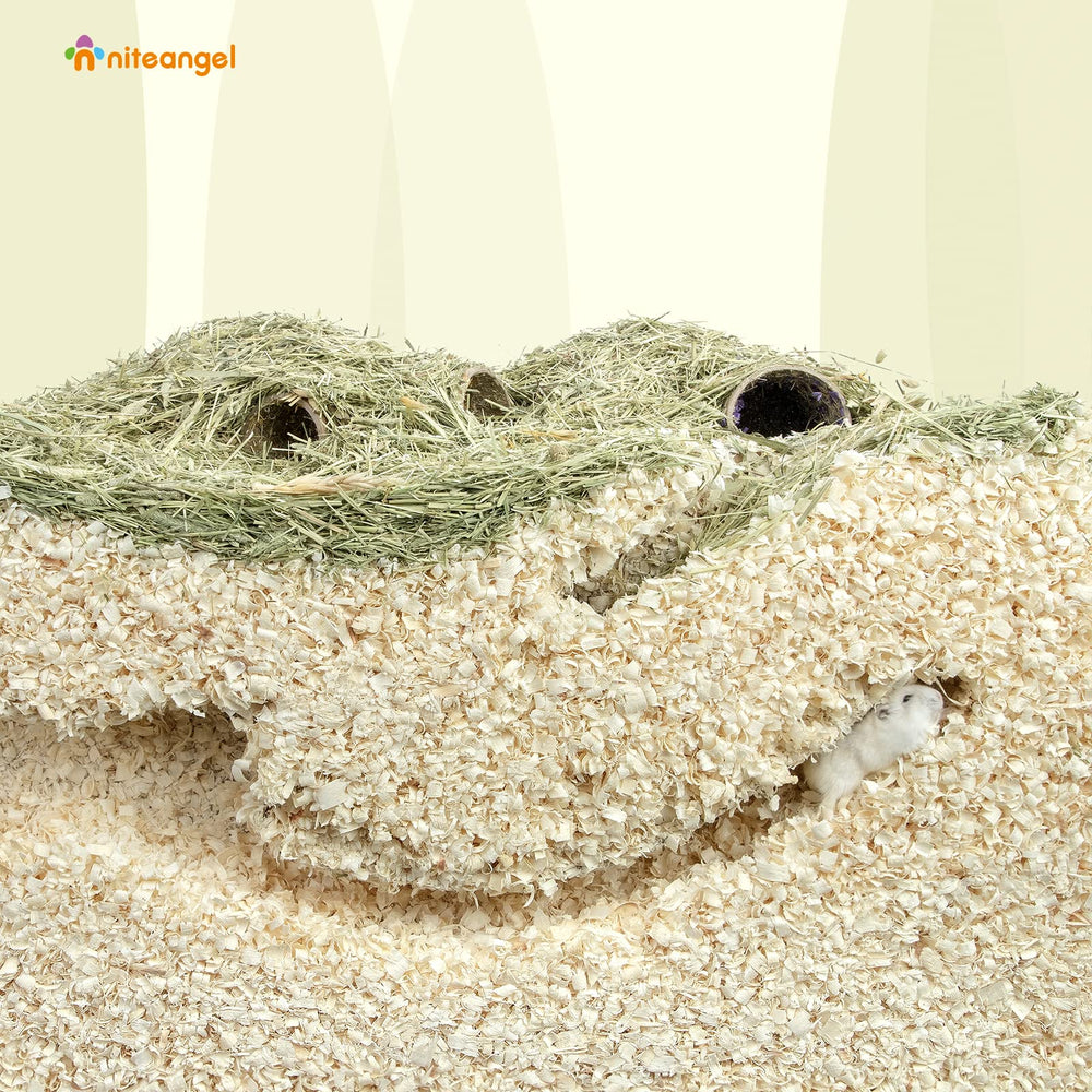 Niteangel Aspen Bedding multi-pet-suitable arrangement creates a cozy habitat.