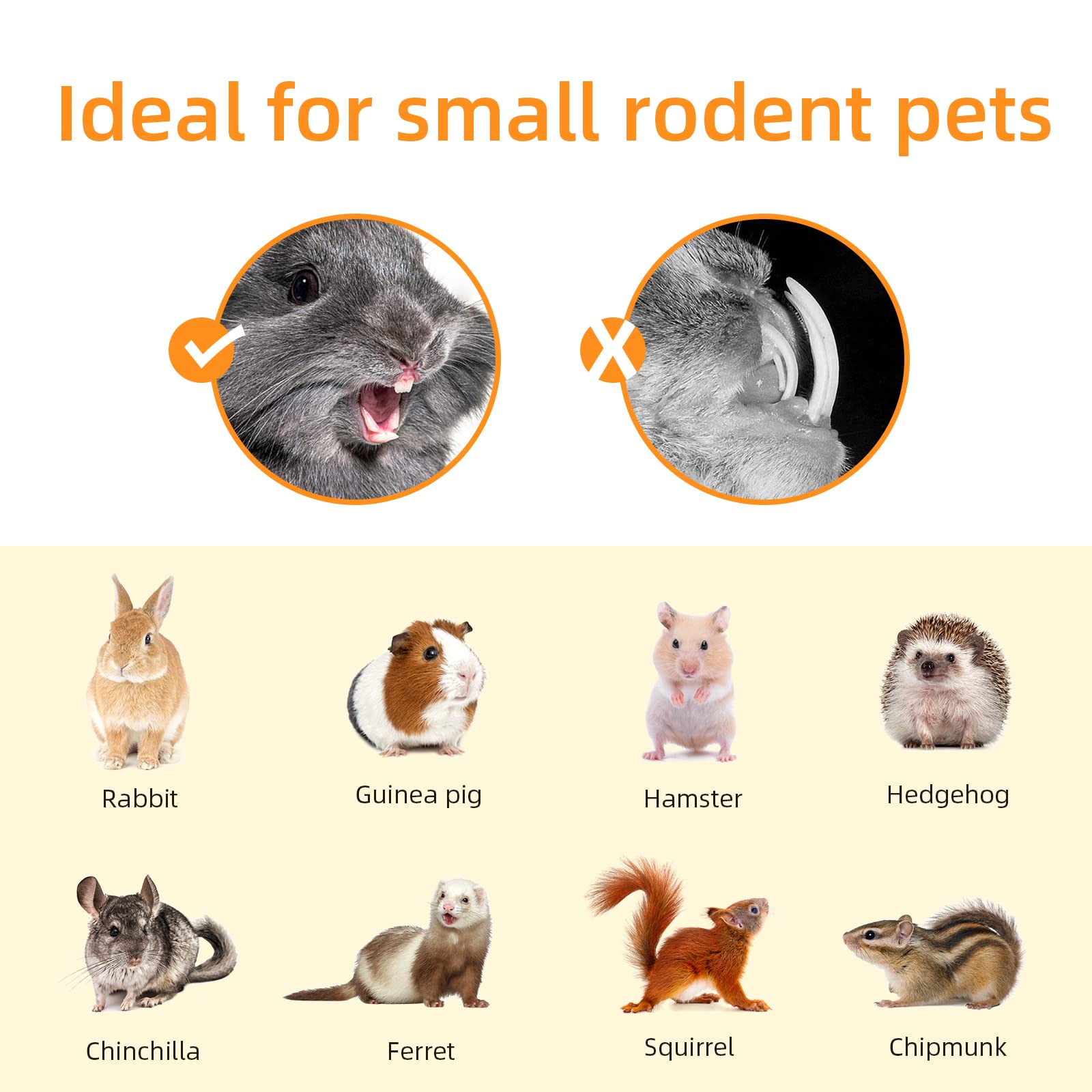 Niteangel bamboo chew toy guinea-pig closeup highlighting safe, additive-free material