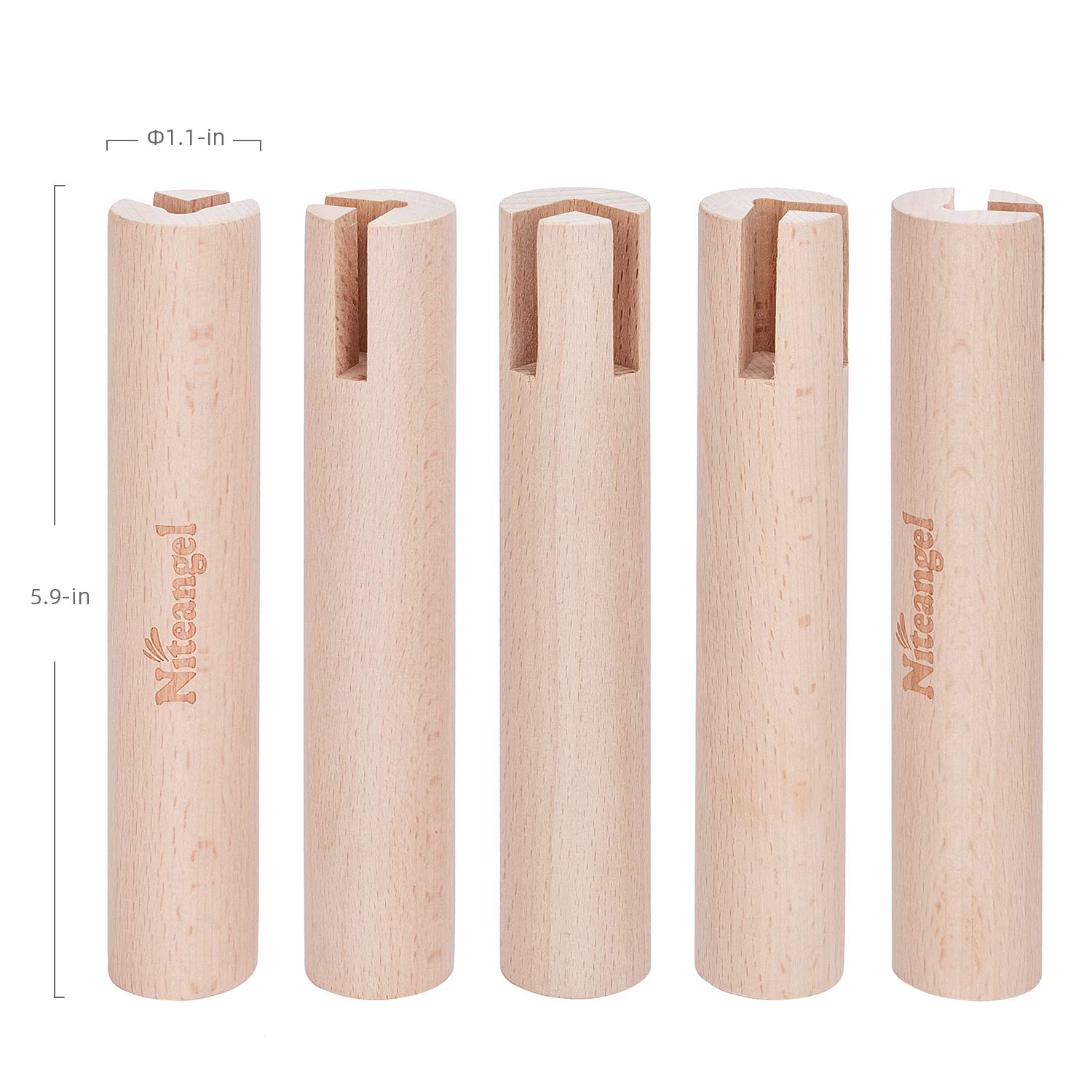 Height option 5.9 inches on Niteangel Beech Stilts for tall cages