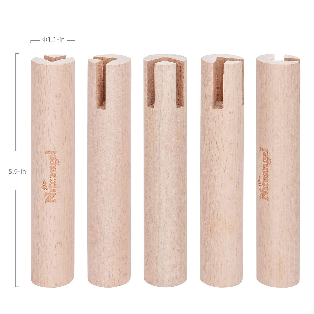Height option 5.9 inches on Niteangel Beech Stilts for tall cages
