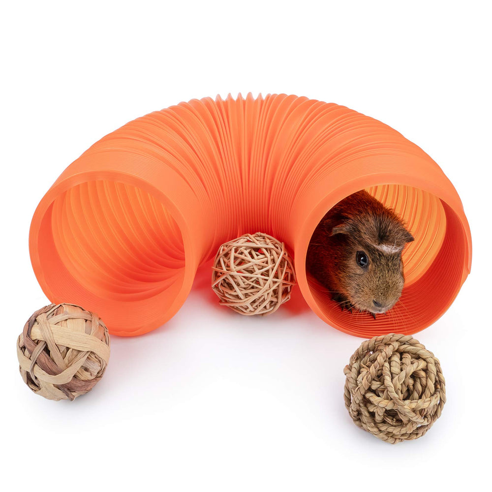 Niteangel fun tunnel folded with crinkle cover for gentle, exploratory play.