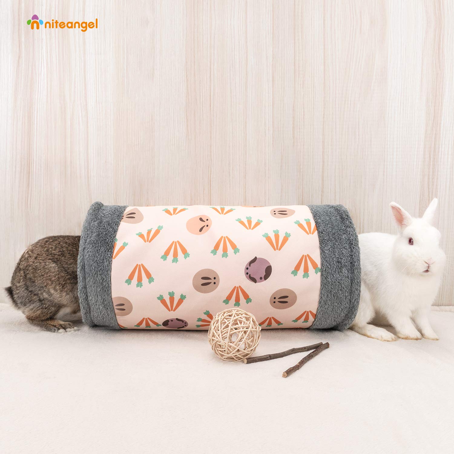 Niteangel guinea pig tubes extendable length reaches 19.7 inches for extended play.