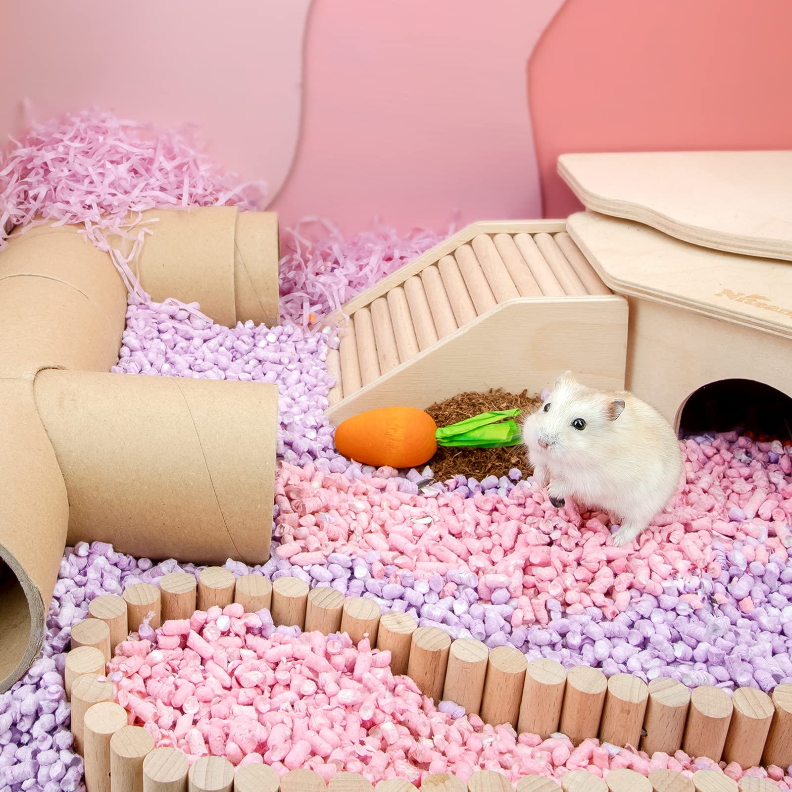 Niteangel habitat hide-and-seek idea promotes exploration and mental stimulation.
