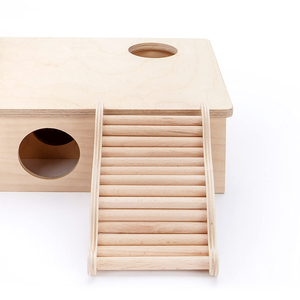 Niteangel hamster climbing toy ends usable in flexible setups with habitat furniture.