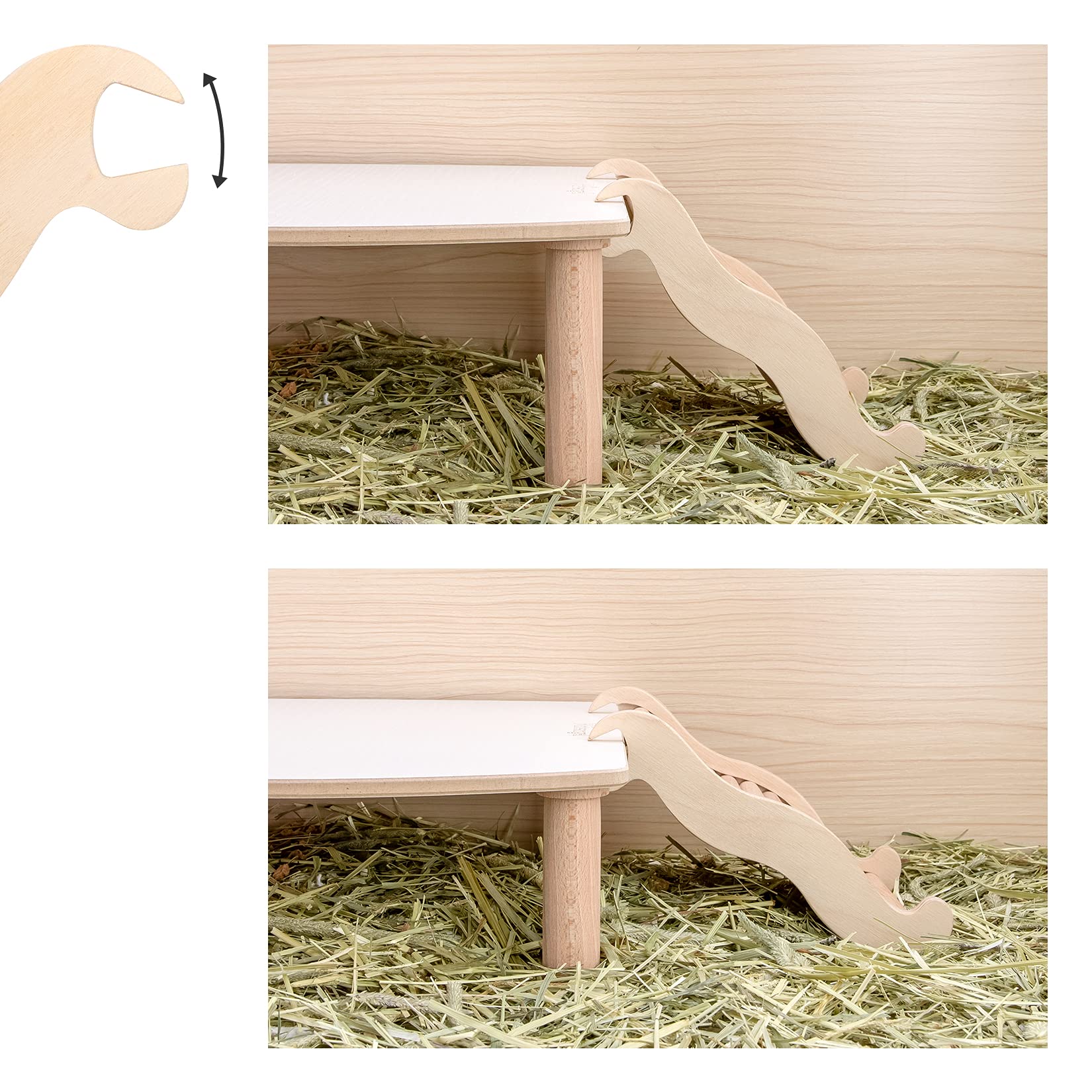 Niteangel hamster climbing toy 6.3-inch size fits compact enclosures and habitats.