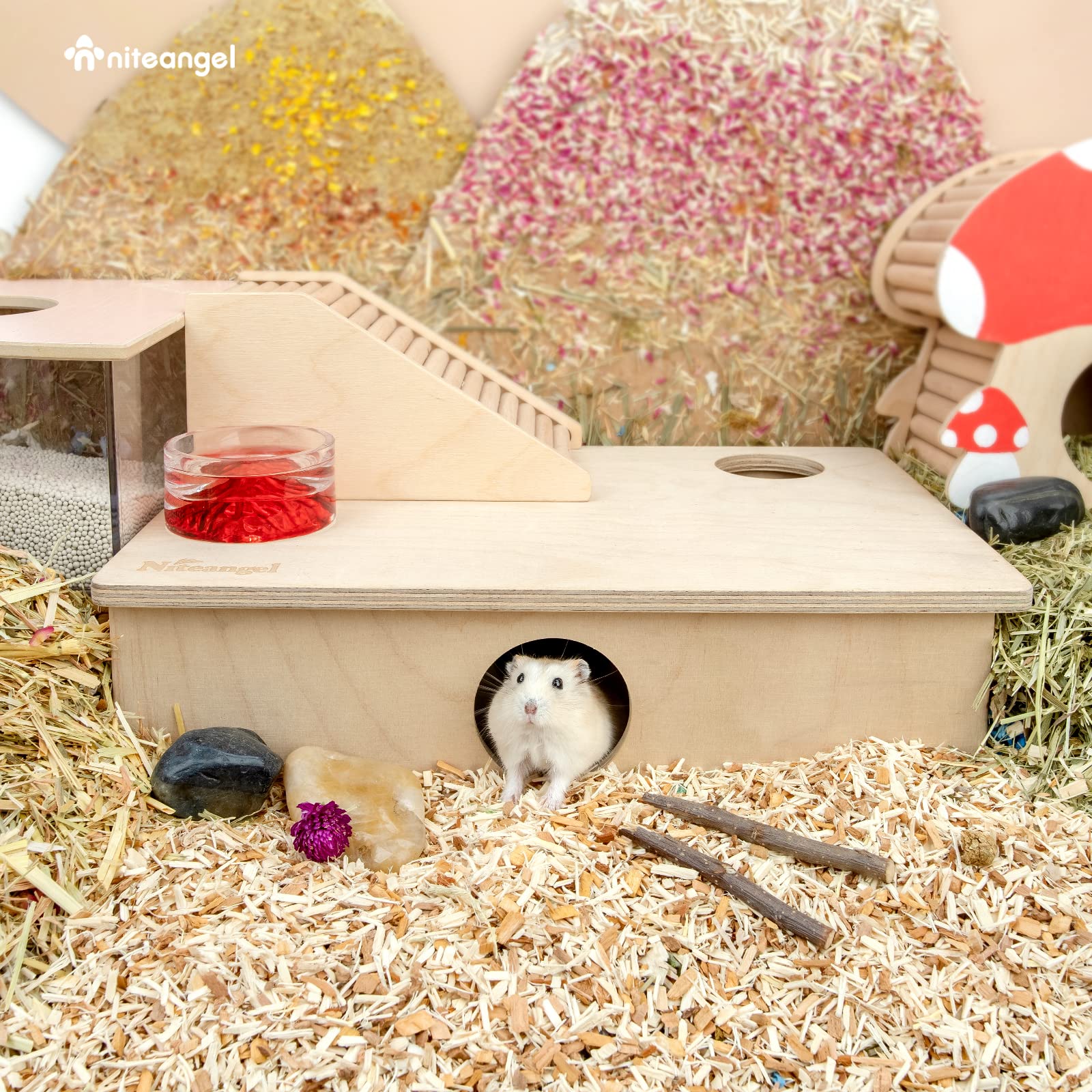Niteangel wooden craftsmanship emphasizes smooth edges for safe, durable play.