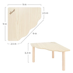 Niteangel Hamster Play wooden platform closeup shows smooth surface for paw protection