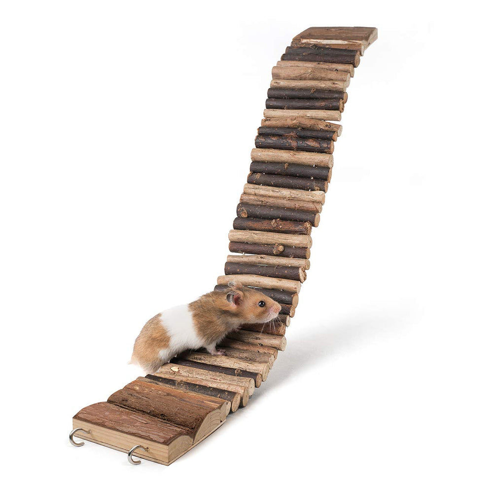 Niteangel Hamster Suspension Bridge long ladder in cage promoting climbing and exploration