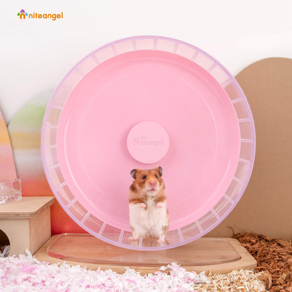 Niteangel pink wheel with adjustable stand height shows easy access
