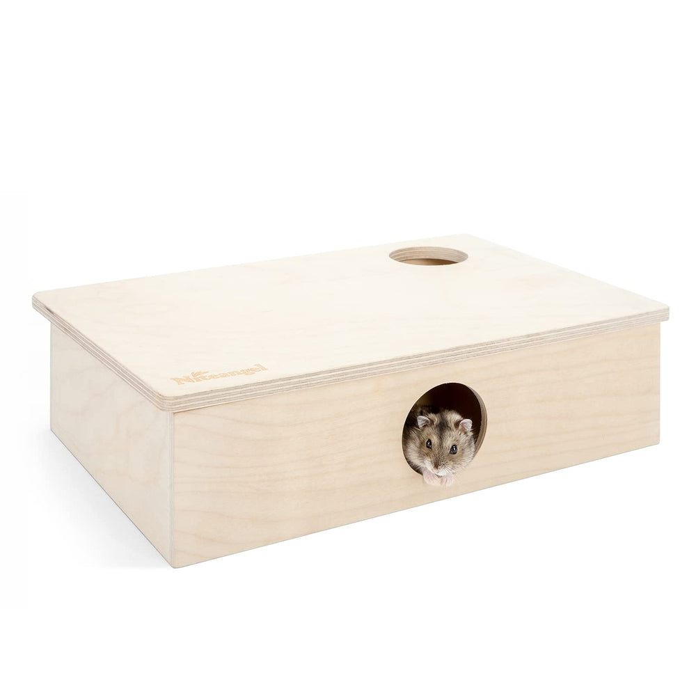 Niteangel multi-chamber hamster house maze interior with six rooms for exploration and rest.