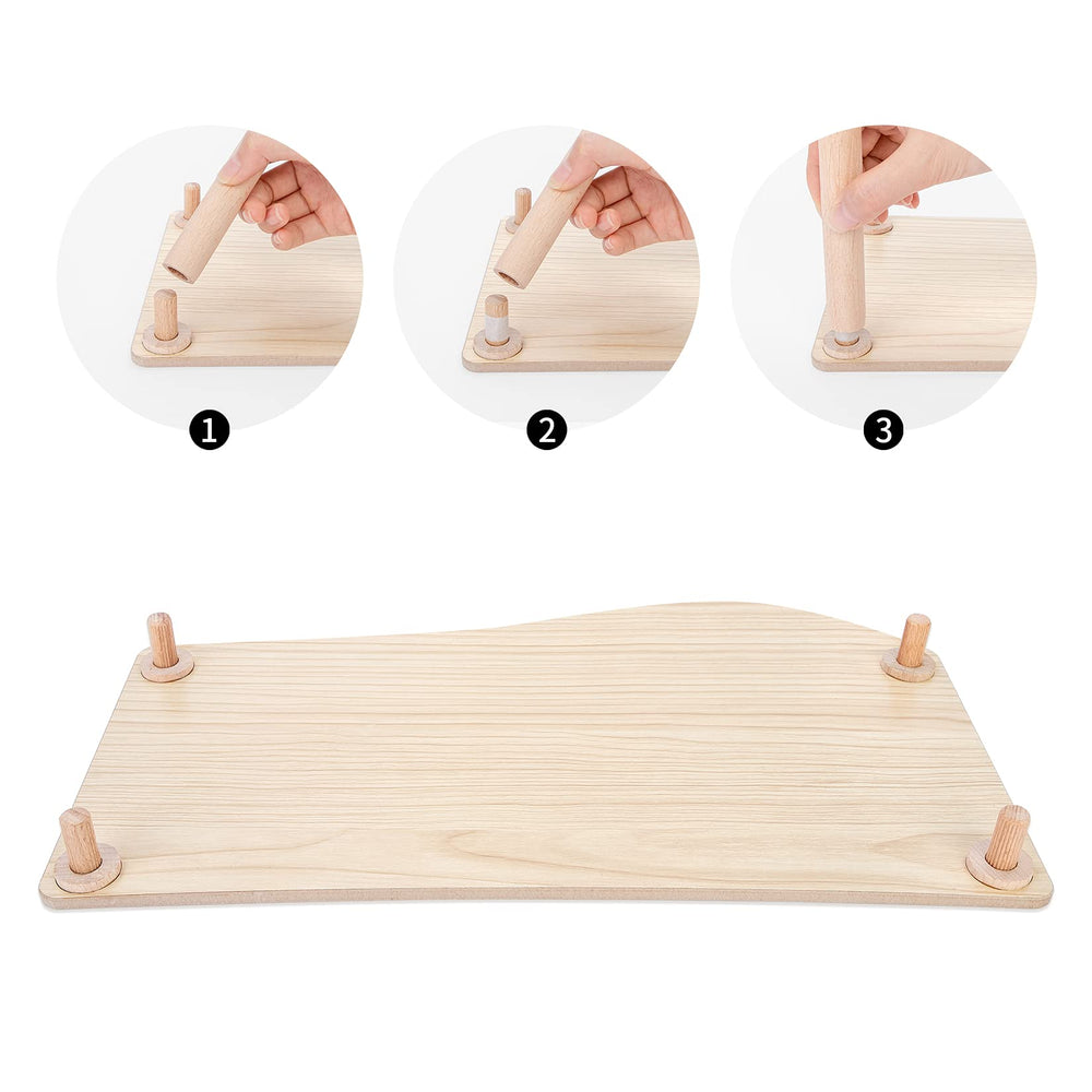 Niteangel platform with food dish — convenient meal-time add-on during play.