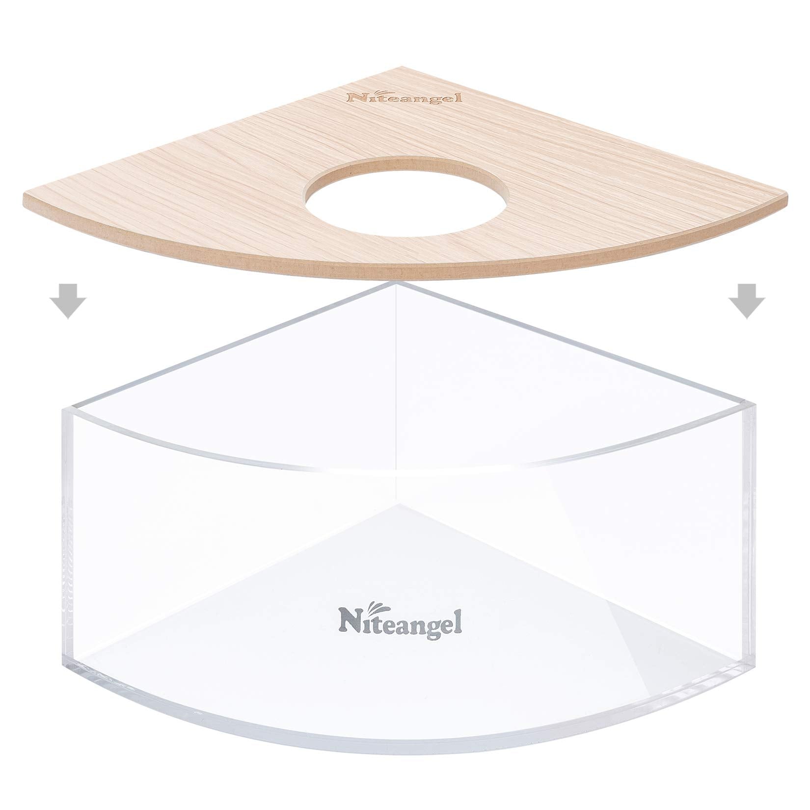 Niteangel sand-bath box easy-clean design with removable lid