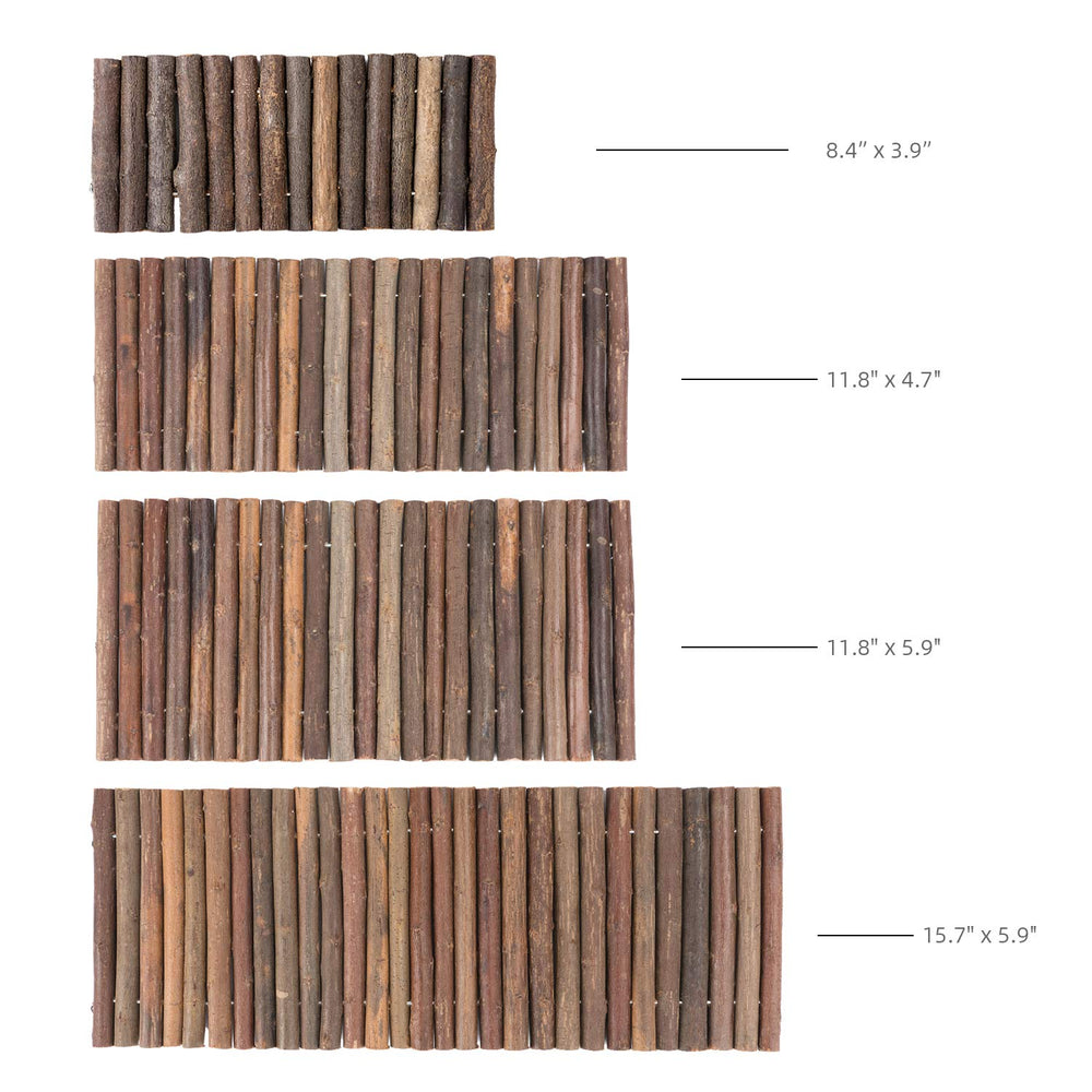 Niteangel small pet using the wooden bridge for climbing and enrichment