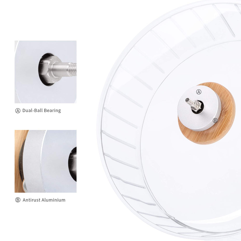 Niteangel solid base offers stable footing on cages or platforms.